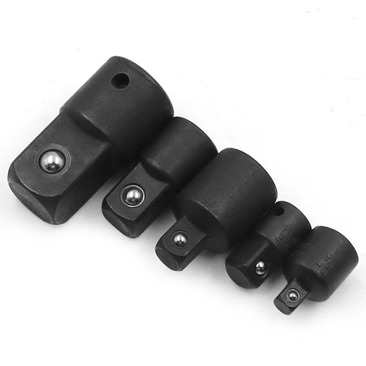 極光商城-鉻釩鋼50BV30美式氣動轉換接頭黑色套筒單孔無開糟1/2-3/8-1/4-細節圖4