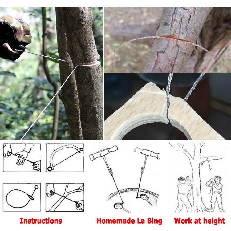 極光商城-線鋸鏈鋸繩鋸鋼絲鋸條鋸樹木露營野營戶外裝備野外生存求生用品-細節圖6