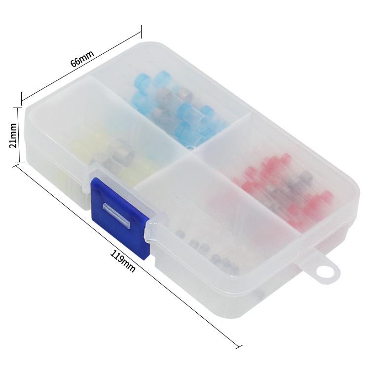 極光商城-熱縮端子焊錫環中間管焊錫端子熱縮管防水接線端子50PCS組合套裝-細節圖6