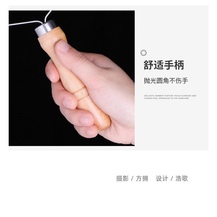 極光商城-手動刮毛球器毛衣大衣除毛刷木柄純銅金屬去毛器家用羊絨除毛器-細節圖8
