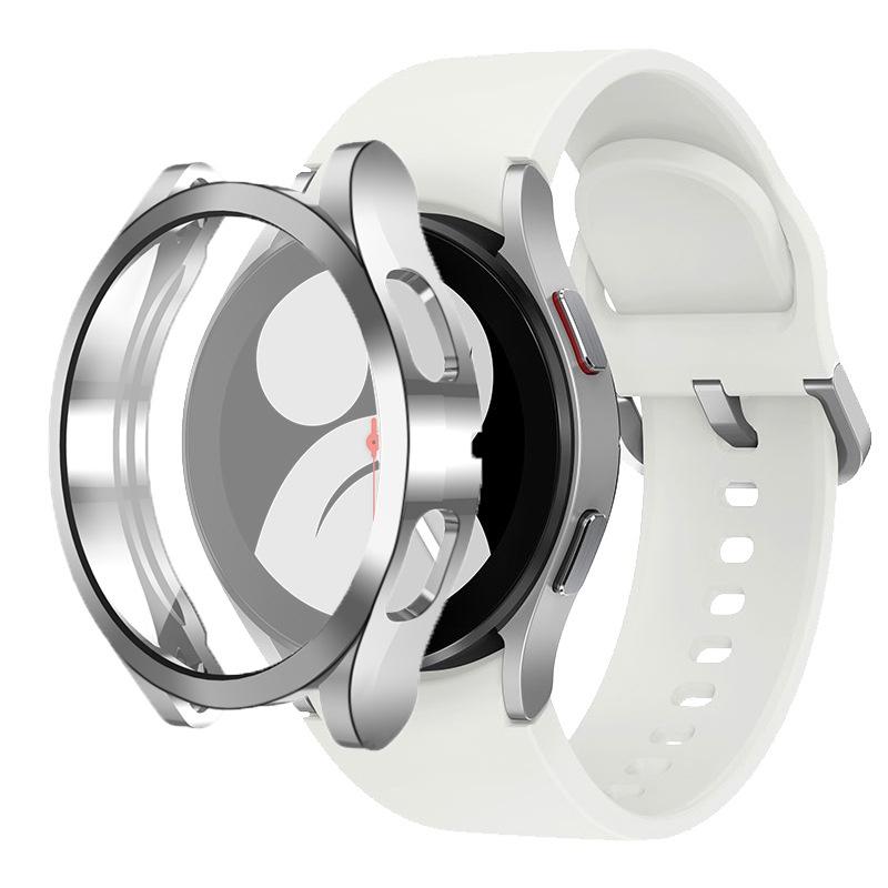 極光商城-三星galaxy watch4/watch4 class保護套42/46mmTPU全包半包保護殼PC噴油鋼化膜-細節圖6