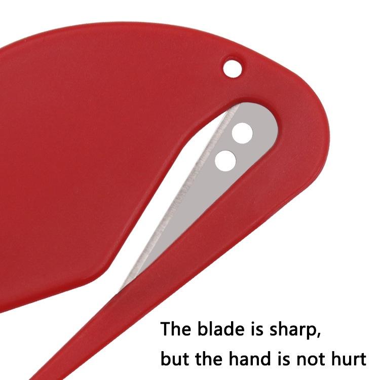 極光商城-塑料迷你開信刀開信封拆信刀裁紙美工刀割繩刀切皮筋電線刀片-細節圖6