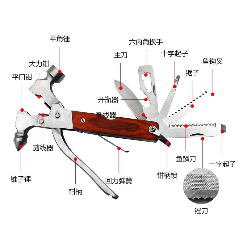 極光商城-多種用途羊角錘多用車載應急錘汽車救生求生工具安全錘破窗器-細節圖6
