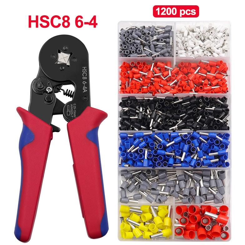 極光商城-管型壓線鉗和1200pcs端子組合冷壓鉗壓線鉗壓接鉗套裝-細節圖2