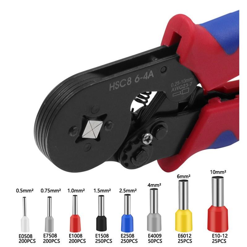 極光商城-管型壓線鉗和1200pcs端子組合冷壓鉗壓線鉗壓接鉗套裝-細節圖4