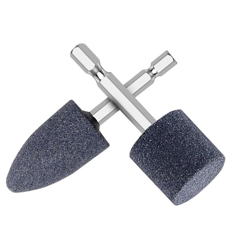 極光商城-棕剛玉砂輪電磨頭圓柱形圓錐形電動打磨頭六角柄砂輪磨頭-細節圖4