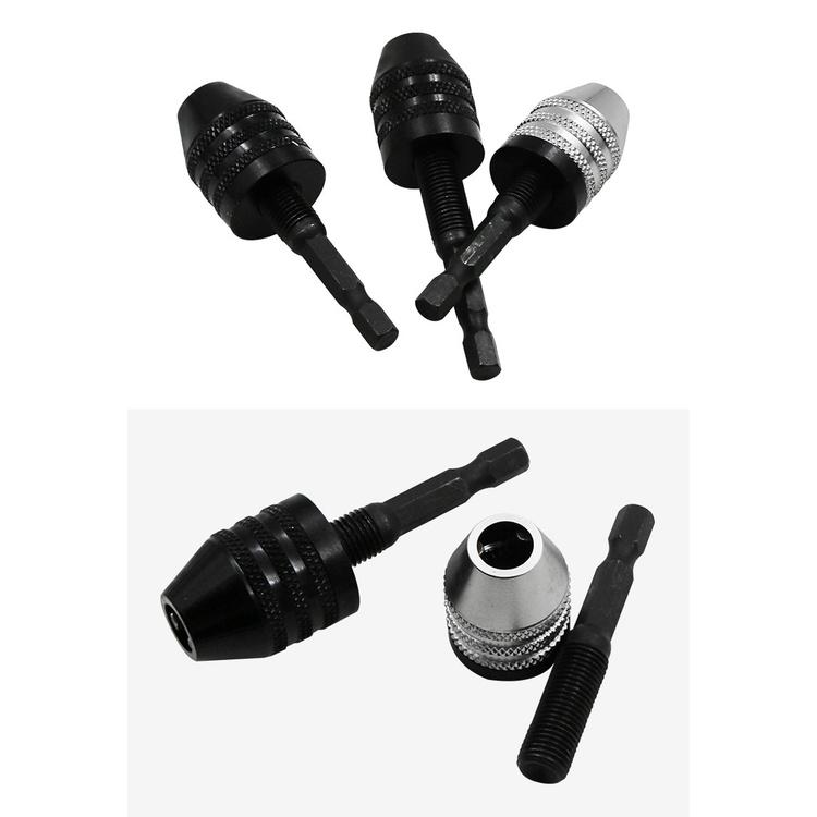 極光商城-電磨機 電磨夾頭配件 三爪自定心麻花鑽頭 小電磨夾心 六角夾頭-細節圖8