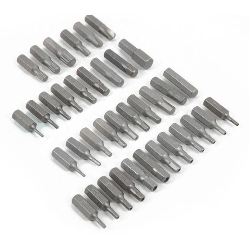 極光商城-塑盒裝100件套起子頭電動螺絲起子接桿套筒組套十字一字梅花起子頭-細節圖6