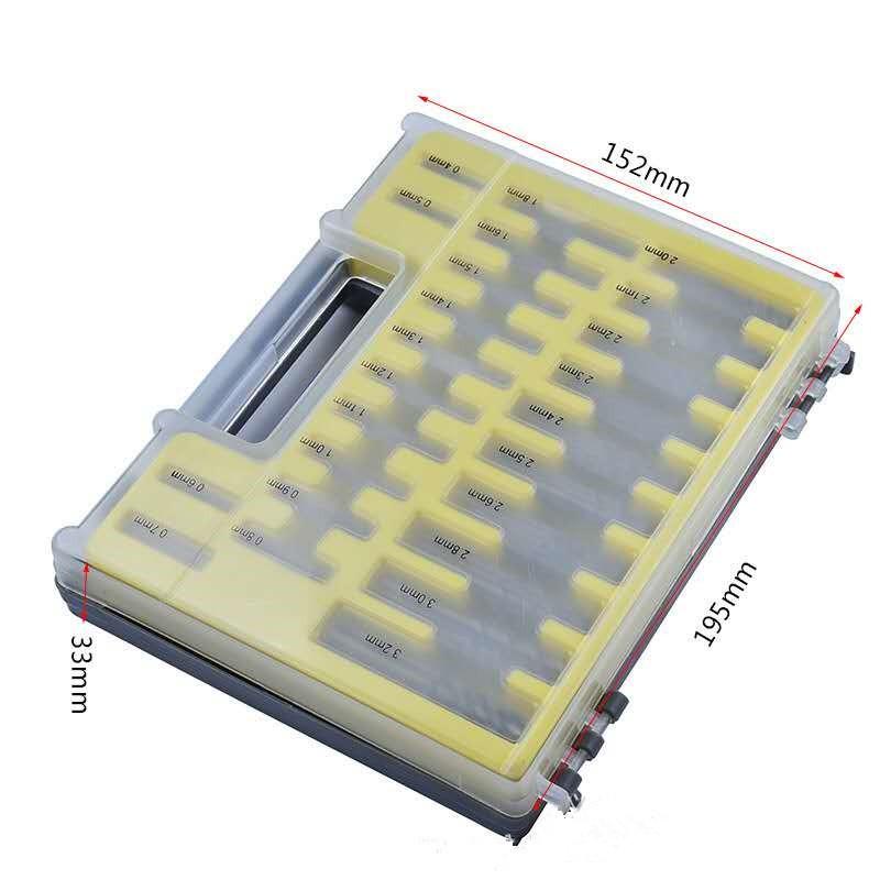 極光商城-150PC迷你麻花鑽電鑽鑽頭0.4-3.2mm小鑽頭高速鋼微型開孔器套裝-細節圖5
