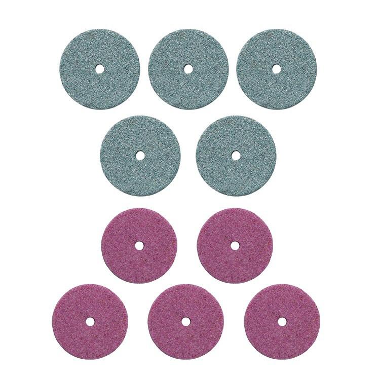 極光商城-140電磨附件套裝打磨頭樹脂切割片砂紙圈毛刷雕刻銑刀拋-細節圖8