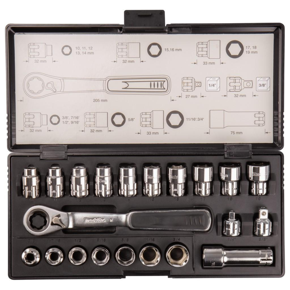 極光商城-牧田棘輪套筒扳手雙向萬能汽修快速修車摩托維修多功能工具-細節圖8