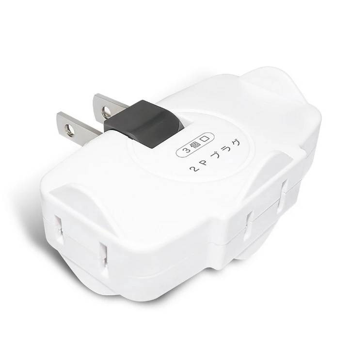 【台灣出貨】轉向三面插 3孔轉2孔 D型三面插 電源轉接插頭 轉接插座 轉換插接器 插頭 插座 延長線用 轉接頭-細節圖3