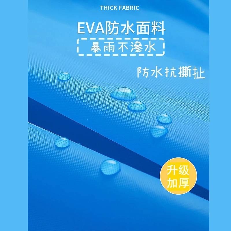 【台灣出貨】eva加厚輕便雨衣 輕便雨衣 可重複使用 雨衣 輕量雨衣 加厚雨衣 成人雨衣 EVA環保 機車雨衣 連身雨衣-細節圖2