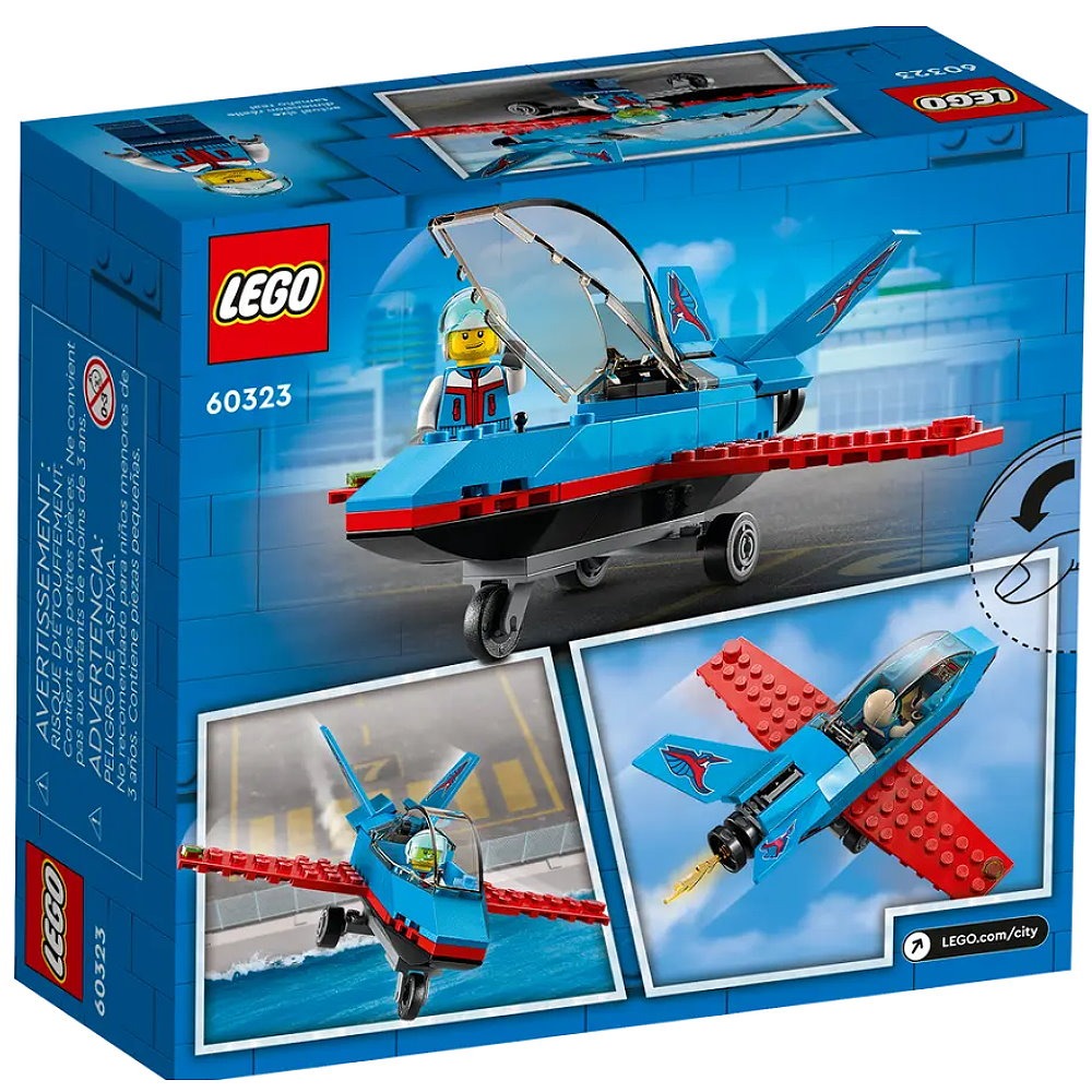 樂高LEGO 60323 城市系列 特技飛機-細節圖2