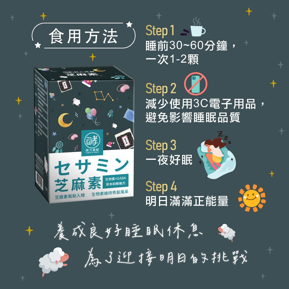 【酵力覺醒】有酵芝麻素10粒/盒｜先試吃就知有酵-細節圖8