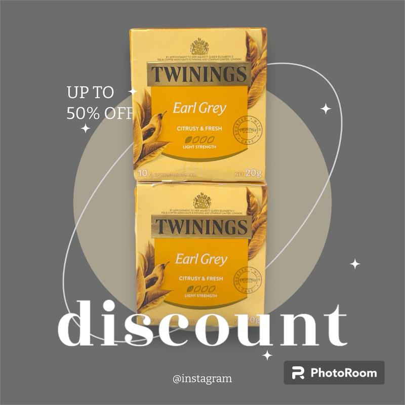 ｜現貨｜澳洲TWININGS 旅行組10入單片裝 唐寧茶 英倫早餐茶  10入小盒 Earl Grey皇家伯爵茶-細節圖2