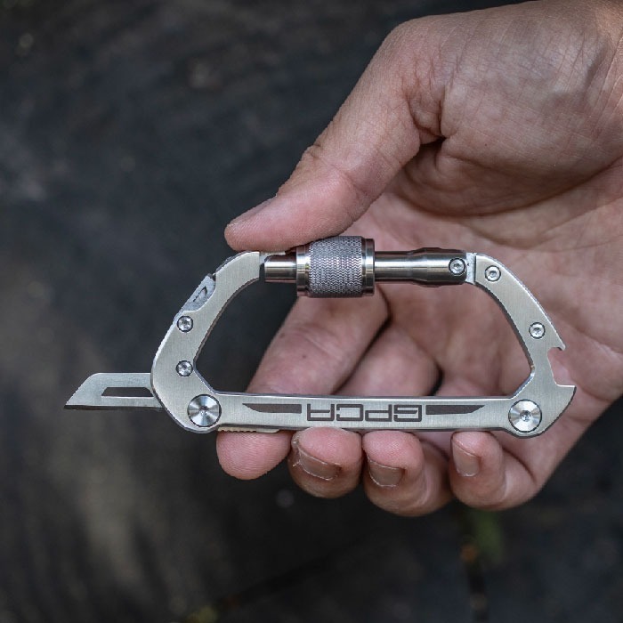 國GPCA萬用登山露營扣 (不鏽鋼)-細節圖2