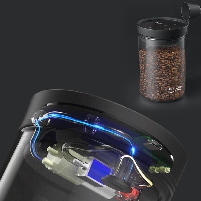 Soulhand 自動真空咖啡罐+可調速冰滴咖啡壺-細節圖9