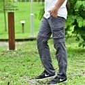 【PANGOLIN】男彈性多口袋兩用褲 彈性 舒適 不易勾紗 耐磨 吸濕快乾 抗UV 登山工作休閒機能褲-規格圖1