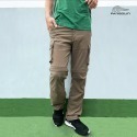 【PANGOLIN】男彈性多口袋兩用褲 彈性 舒適 不易勾紗 耐磨 吸濕快乾 抗UV 登山工作休閒機能褲-規格圖1