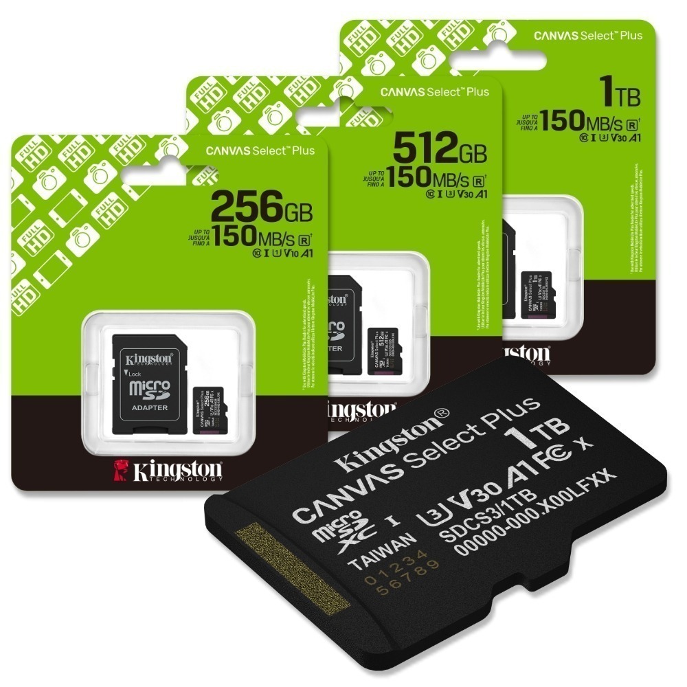 金士頓 64G 128G 256G 512G 1TB 記憶卡 Canvas Select Plus microSD-細節圖2