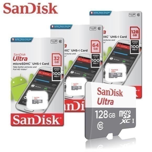 SanDisk NEW ULTRA 16G 32G 64G microSD UHS-I 記憶卡 保固公司貨-細節圖2