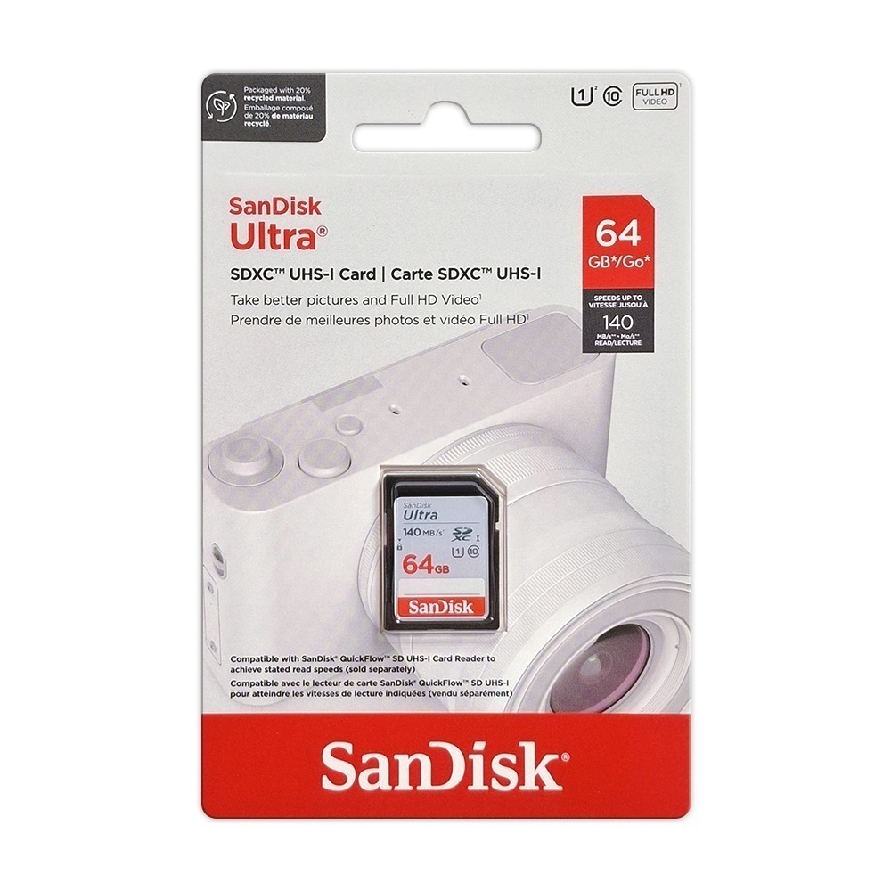 SanDisk Ultra C10 UHS-I 16G 32G 64G 128G 256G SD卡 相機記憶卡-細節圖6