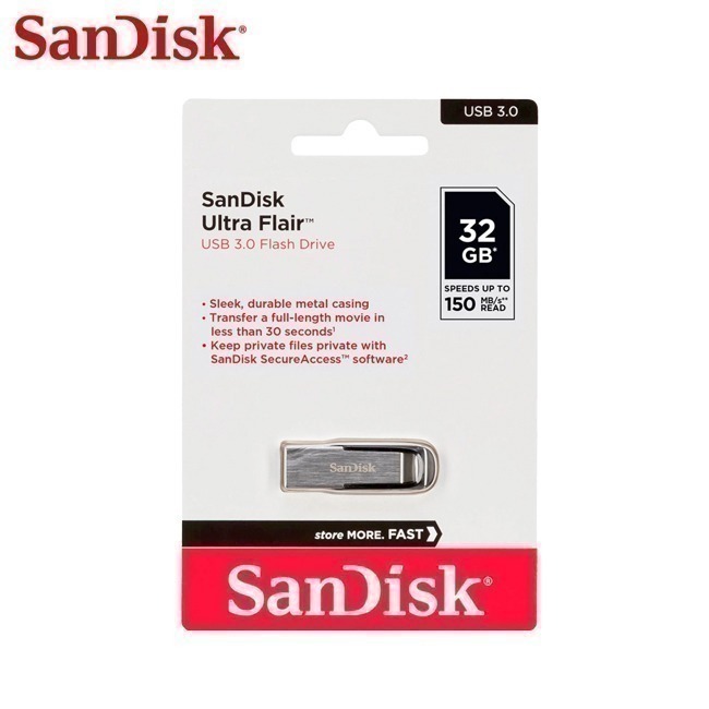 SanDisk CZ73 16G 32G 64G Ultra Flair USB 3.0 隨身碟 高達 150MB/s-細節圖5