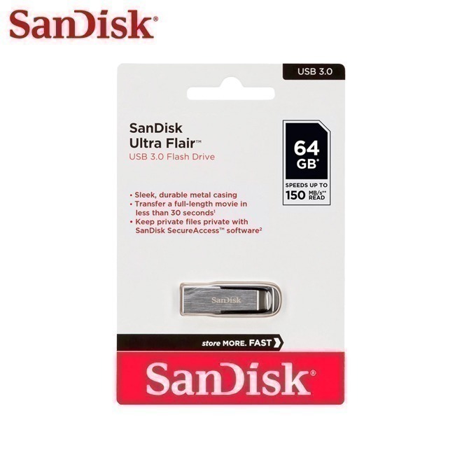 SanDisk CZ73 16G 32G 64G Ultra Flair USB 3.0 隨身碟 高達 150MB/s-細節圖6