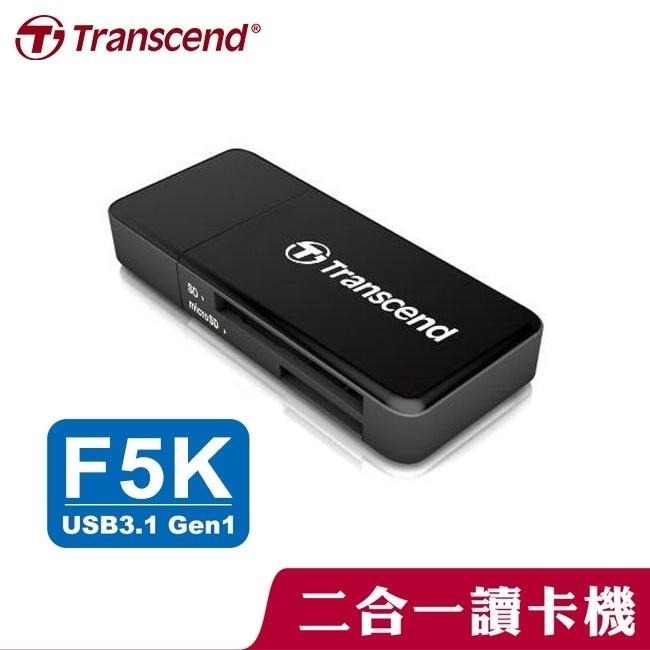 創見 Transcend RDF5 USB 3.1 讀卡機 支援microSD / SDXC / SDHC 非晶片讀卡機-細節圖2