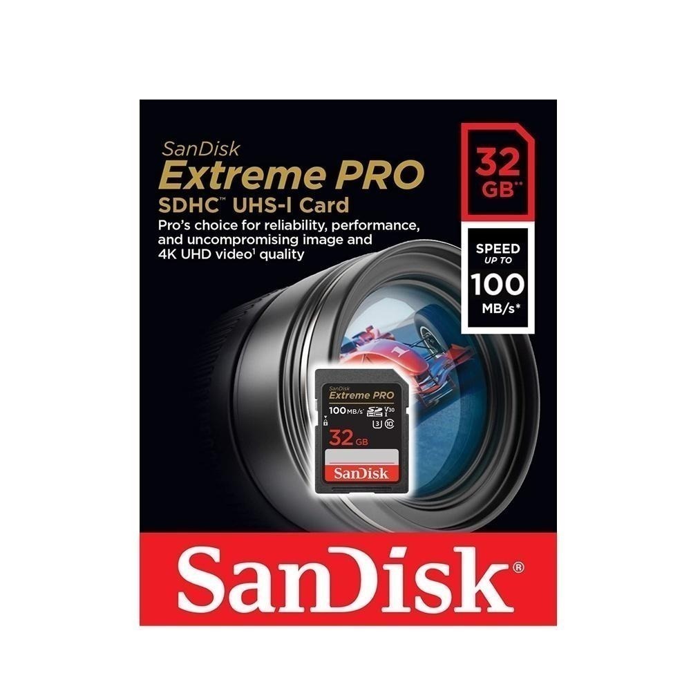 SanDisk Extreme PRO SD 32G 64G V30 UHS-I U3 專業攝影 相機記憶卡-細節圖2