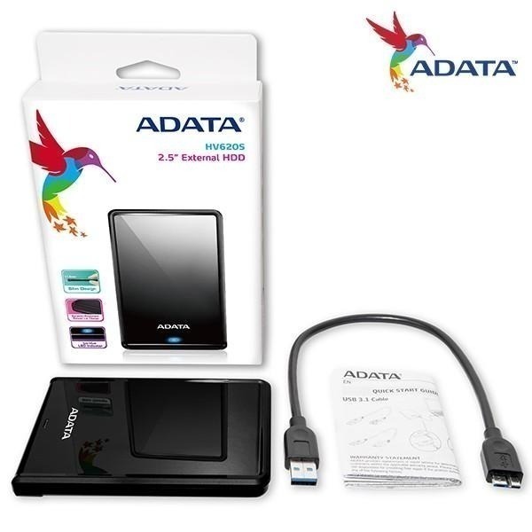 ADATA 威剛 HV620S 1TB USB 3.2 2.5吋 輕巧防刮 行動硬碟 黑色/白色 外接硬碟-細節圖5