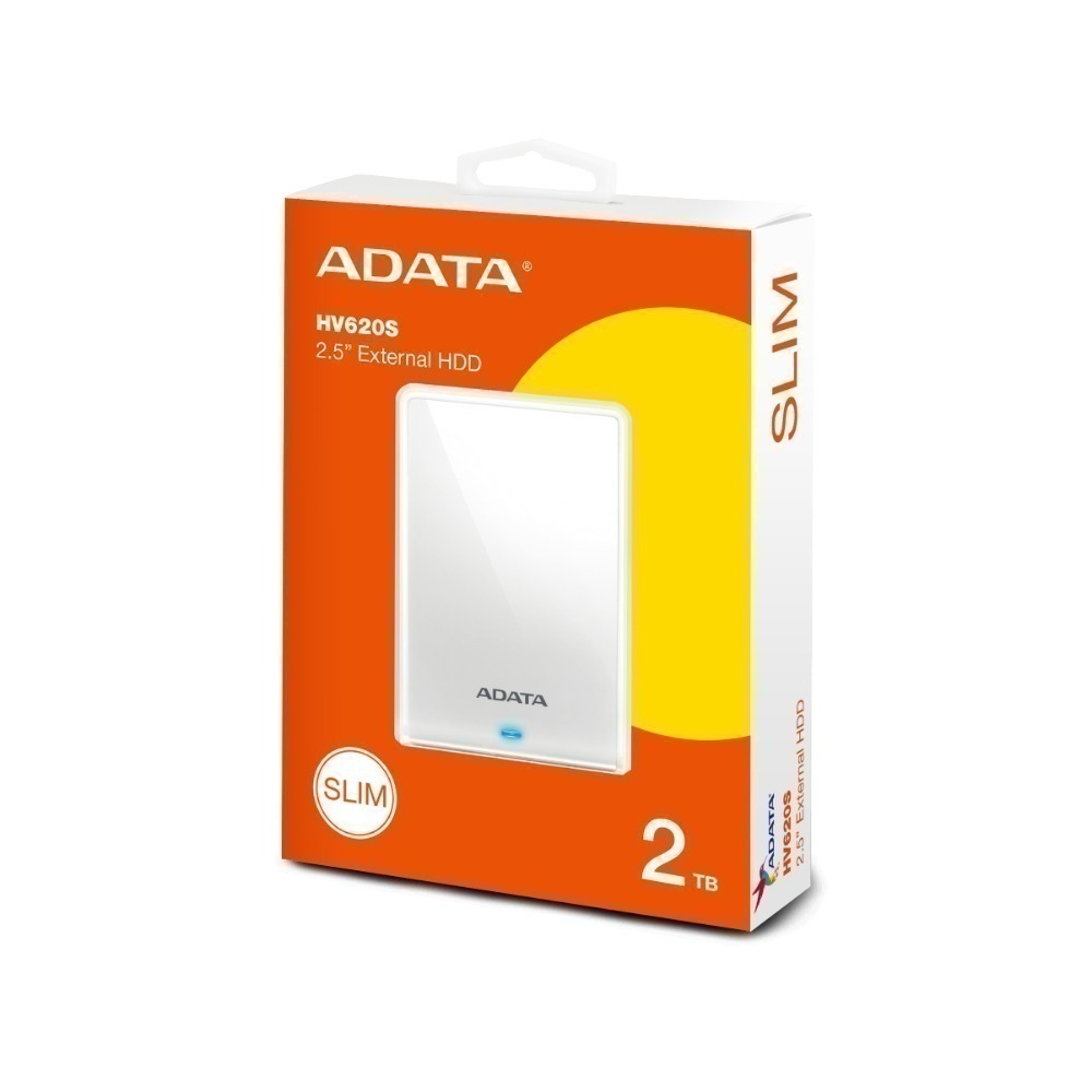 ADATA威剛 HV620S 2TB USB 3.2 2.5吋 輕巧防刮 行動硬碟 黑色/白色 外接硬碟-細節圖7