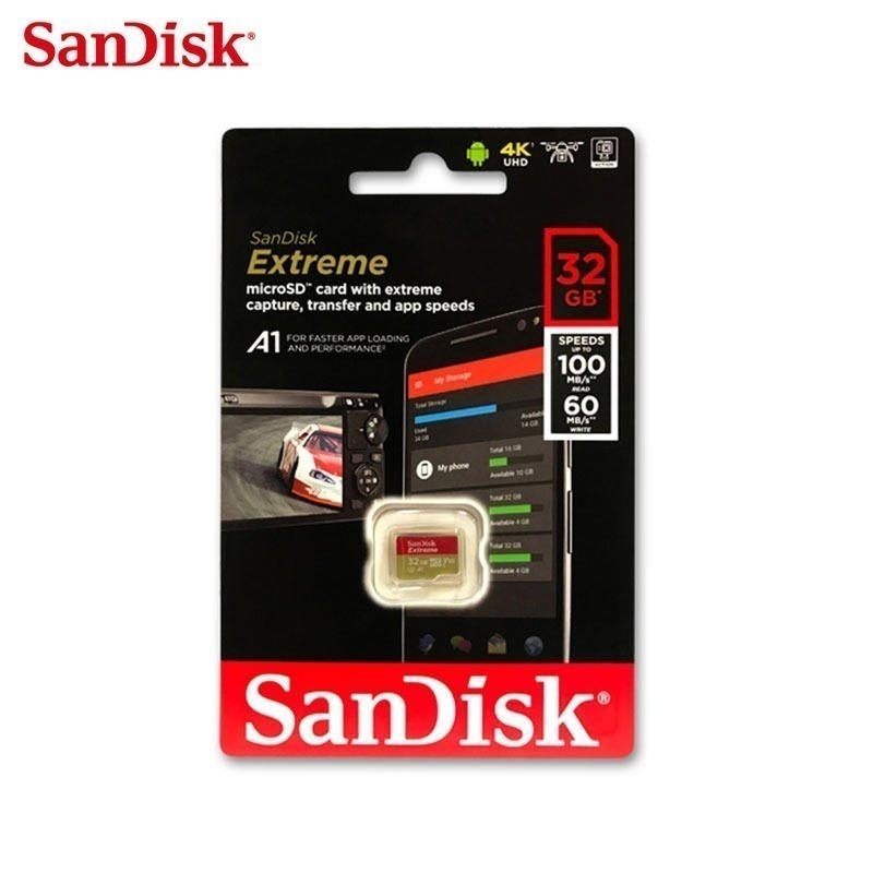 SanDisk Extreme A2 32G 64G 128G microSD 記憶卡 Gopro 安卓 適用-細節圖2