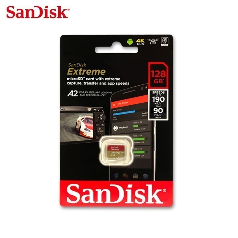 SanDisk Extreme A2 32G 64G 128G microSD 記憶卡 Gopro 安卓 適用-細節圖4
