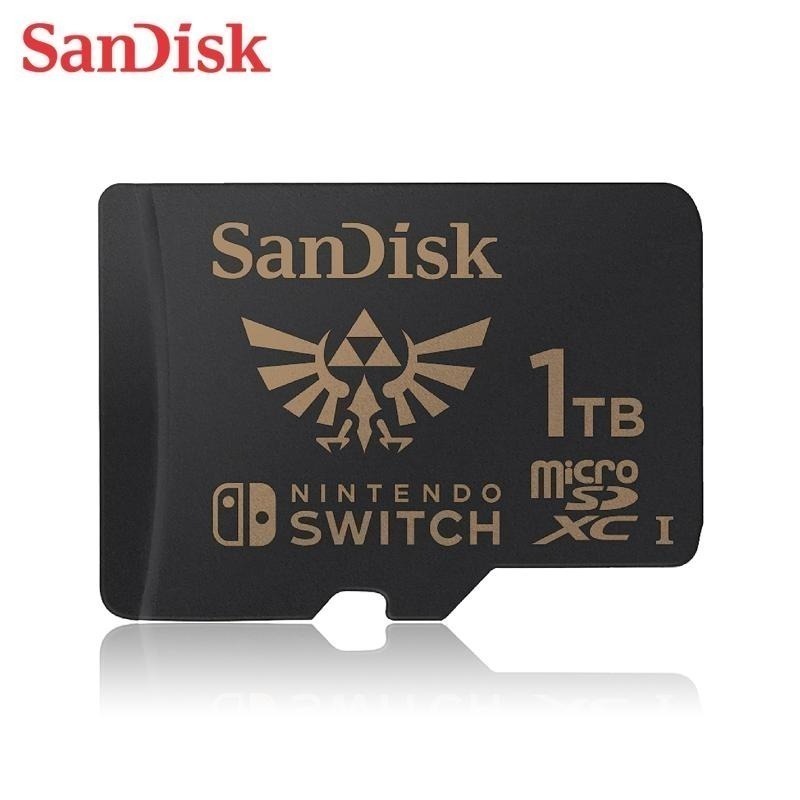 新款 SanDisk 1TB microSDXC A1 UHS-I 任天堂 薩爾達 王國之淚 Switch記憶卡-細節圖2