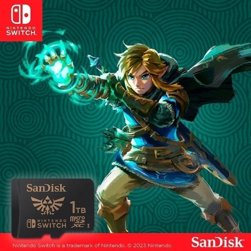 新款 SanDisk 1TB microSDXC A1 UHS-I 任天堂 薩爾達 王國之淚 Switch記憶卡-細節圖4