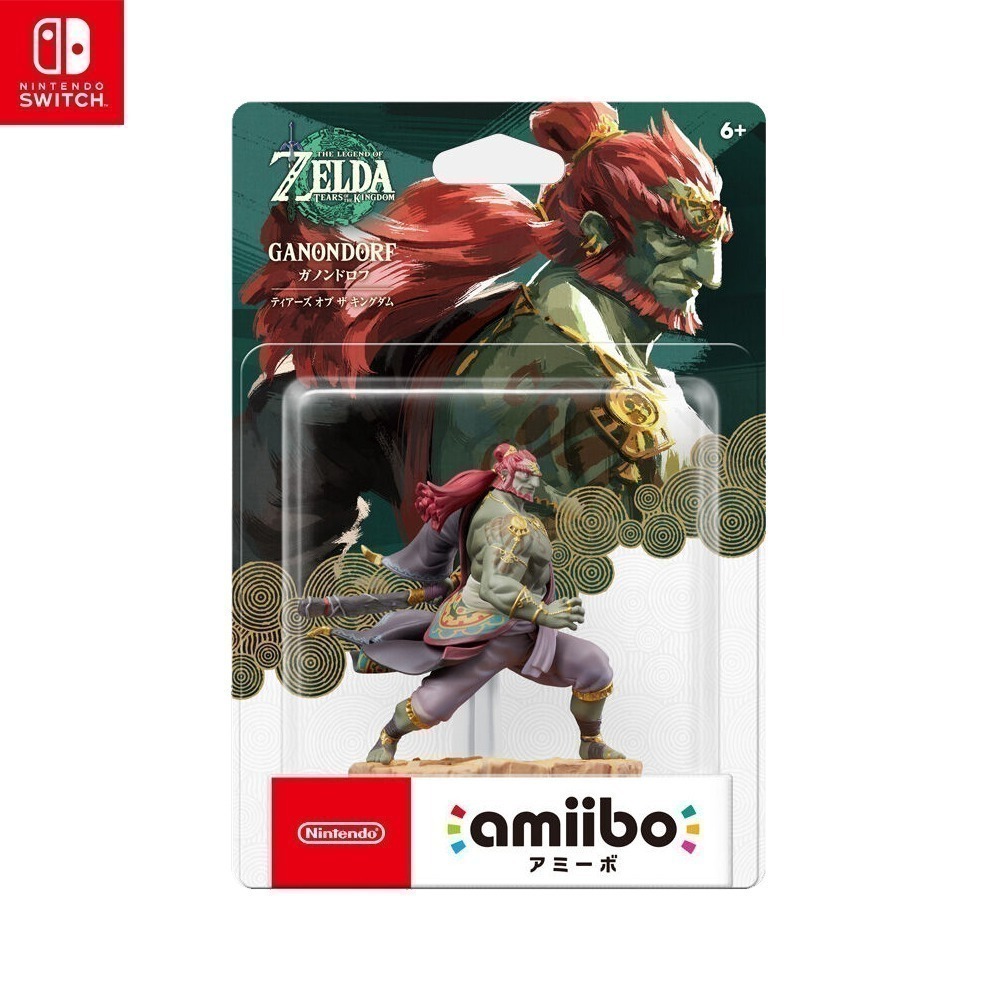 現貨 送鑰匙包 任天堂 Switch amiibo 薩爾達傳說 王國之淚 薩爾達 加儂多夫 (amiibo-ZTK)-細節圖4