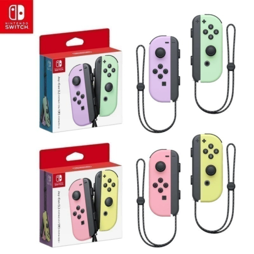 現貨 NS Switch Joy-Con 控制器 手把 粉紅黃 粉紫綠 台灣代理商公司貨 (NS-Joy-Con)