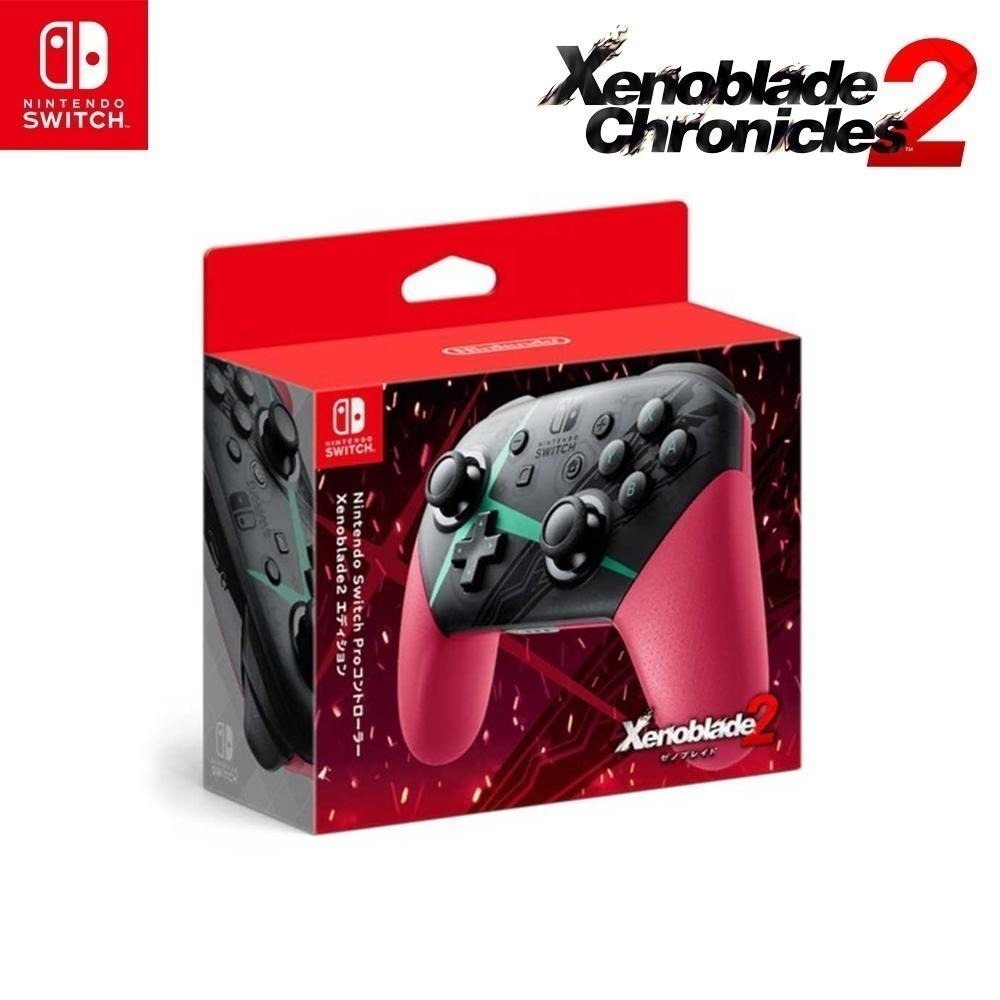 NS Switch 異度神劍2 配色 Pro手把 控制器 台灣代理商 原廠公司貨 (NS-PROCON-XENO2)-細節圖5