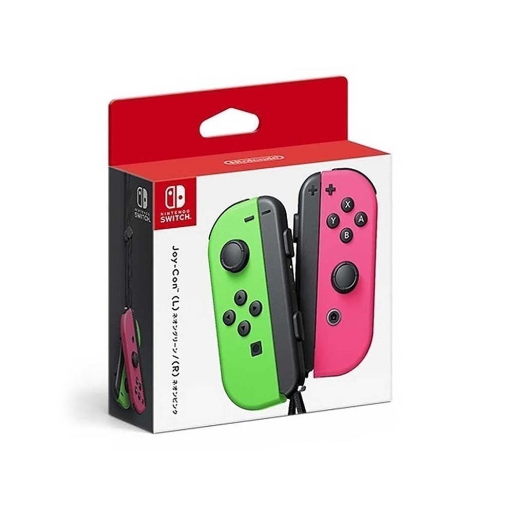 現貨 NS Switch Joy-Con 控制器 手把 霓虹綠/粉 台灣代理商公司貨 (NS-Joy-Con-NGP)-細節圖2