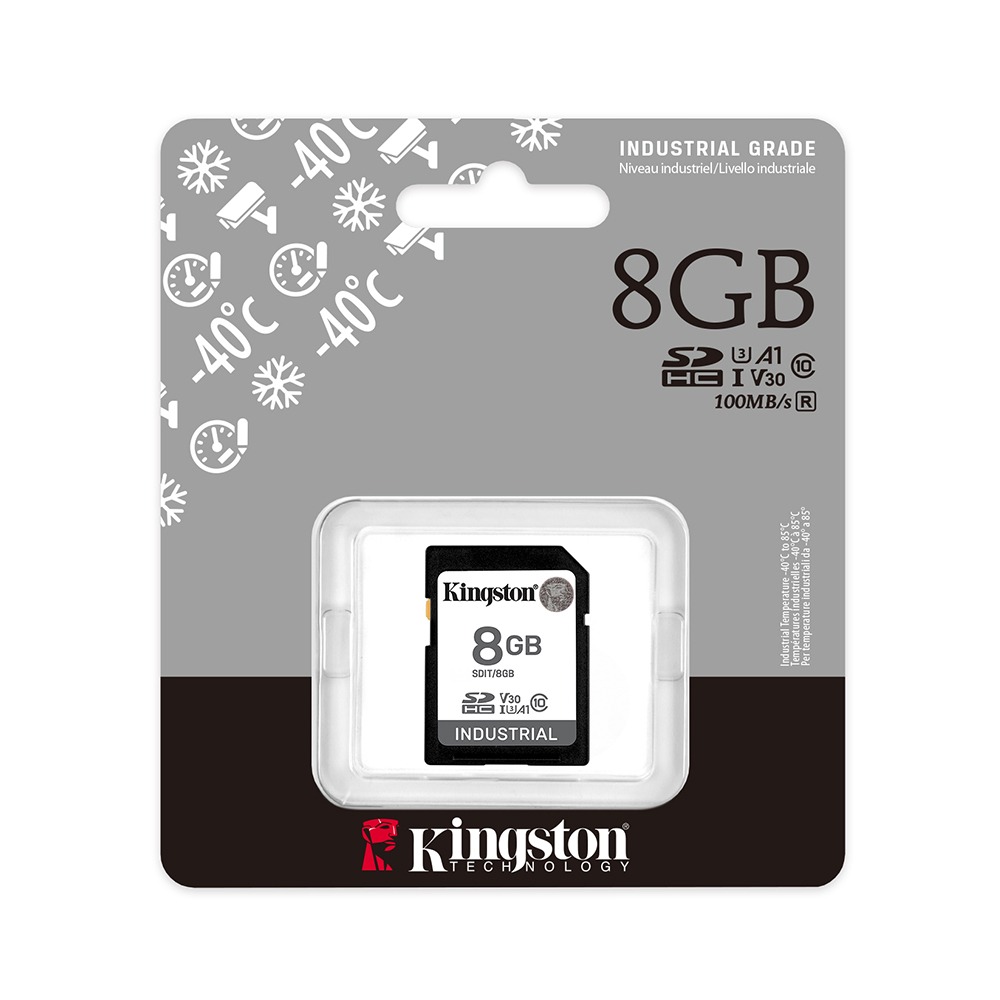 金士頓 Industrial 工業級 記憶卡 8G 16G 32G 64G SDHC SDXC 高耐用 U3 V30-細節圖2
