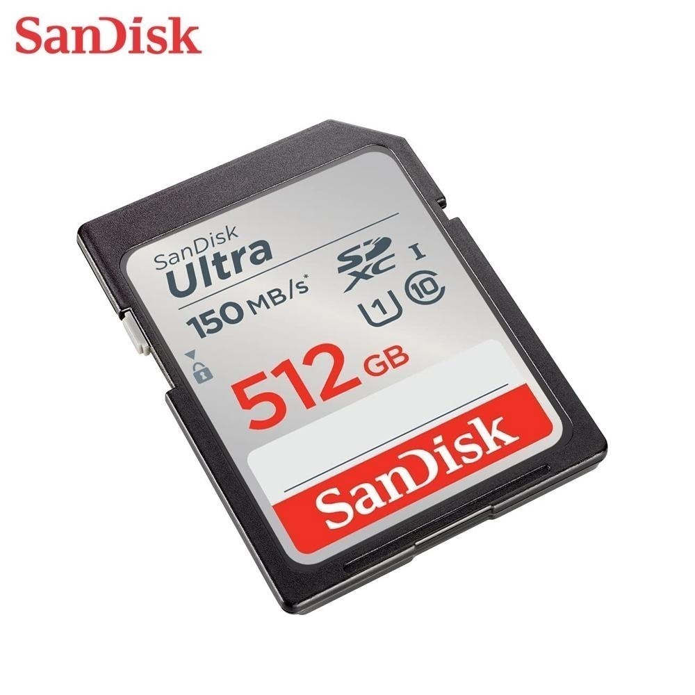 SanDisk 新升級 Ultra 512G SD Class10 UHS-I 讀寫速度高達 150MB 相機記憶卡-細節圖2