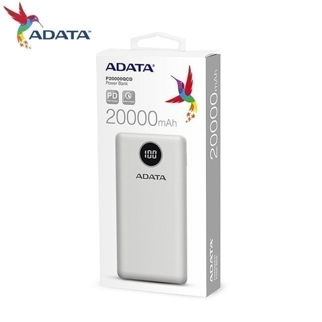ADATA 威剛 P20000QCD 數位顯示電量 20000mAh 18W PD QC3.0 快充 行動電源-細節圖4