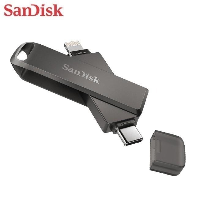 SanDisk iXpand Luxe 64G 128G 256G 蘋果 / 安卓 Type-C OTG 旋轉 隨身碟-細節圖4