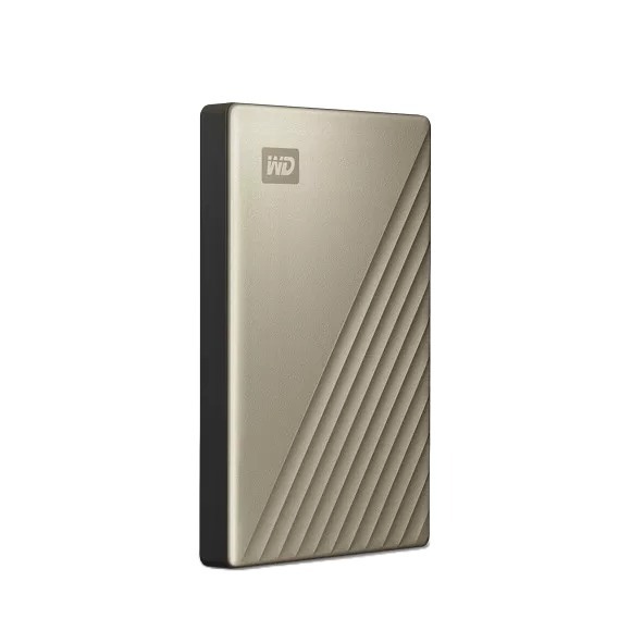 送原廠硬殼包 WD My Passport Ultra 2TB 4TB 2.5吋 Type-C 外接式 行動硬碟 霧面金-細節圖2