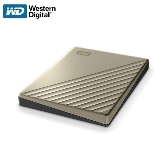 送原廠硬殼包 WD My Passport Ultra 2TB 4TB 2.5吋 Type-C 外接式 行動硬碟 霧面金-細節圖3