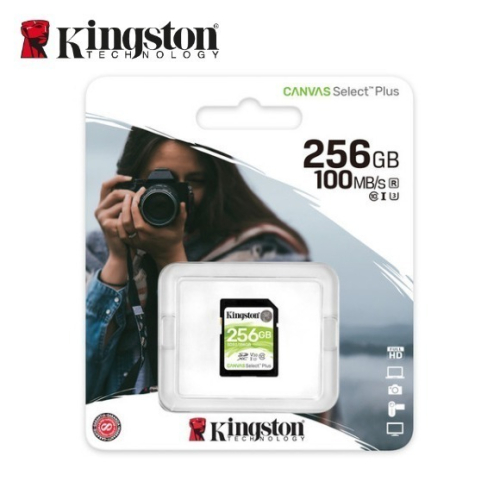 公司貨 金士頓 Canvas Select Plus SDXC 256GB 相機記憶卡