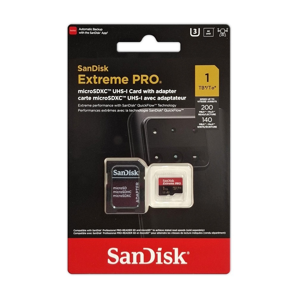 SanDisk Extreme 256G 512G 1TB A2 V30 U3 microSD 記憶卡 Gopro專用-細節圖4
