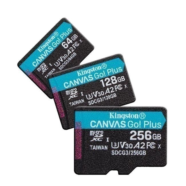 金士頓 Canvas Go Plus 64G 128G 256G microSD U3 A2 高速 記憶卡-細節圖2